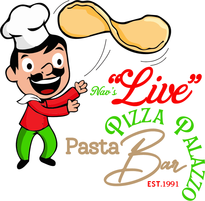 Nav's Live Pizza Palazzo logo